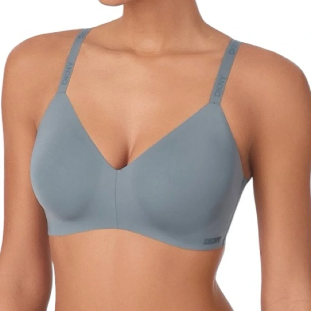NWT DKNY Active Comfort Wire Free T-Shirt Bra Teal 30D